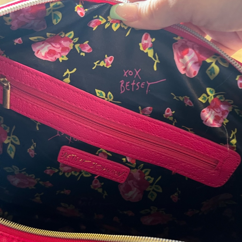 Betsy Johnson duffel overnight weekender bag - Picture 7 of 11